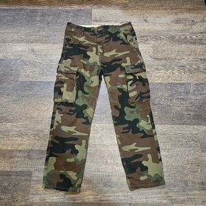 Levi Green Camo Pants Men Size 30x30